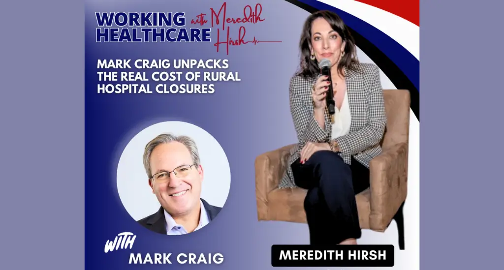 Rural hospital closures podcast cover